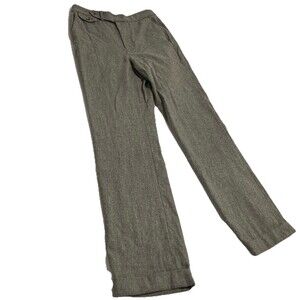 Lauren Ralph Lauren Light Gray Wool Wide-Leg Trouser Pants Women’s Size 6